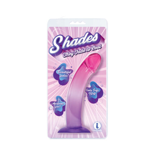 Shades Smoothie 8.25 in. Dildo Purple-Pink