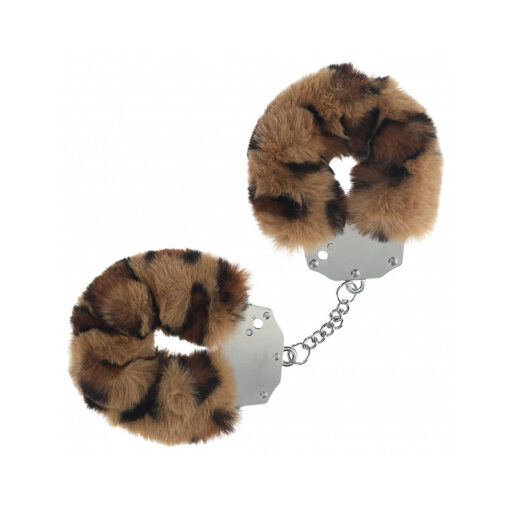 Ouch! Heavy-Duty Fluffy Handcuffs Leopard