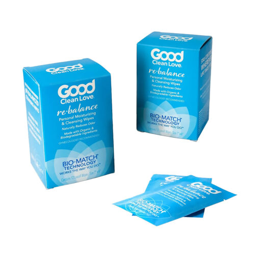 Good Clean Love Balance Personal Moisturizing & Cleansing Wipes 12-Pack