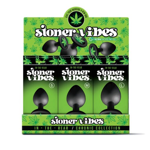 Stoner Vibes Chronic Collection Butt Plug 12-Piece Display