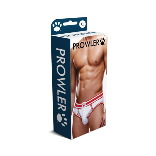 Prowler Open Brief White-Red XL