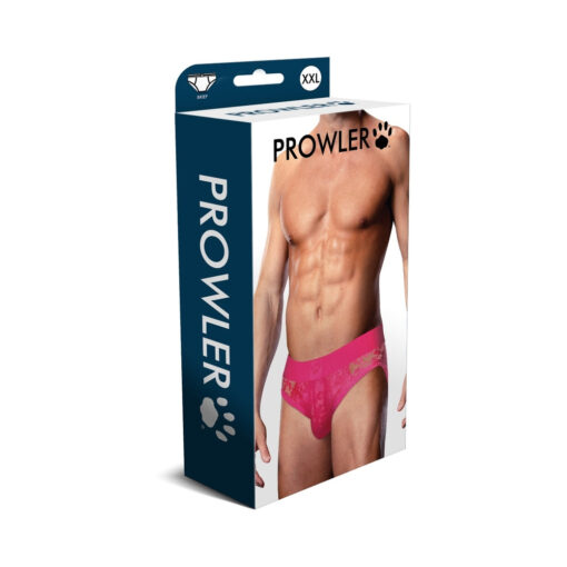 Prowler Lace Brief Pink 2XL