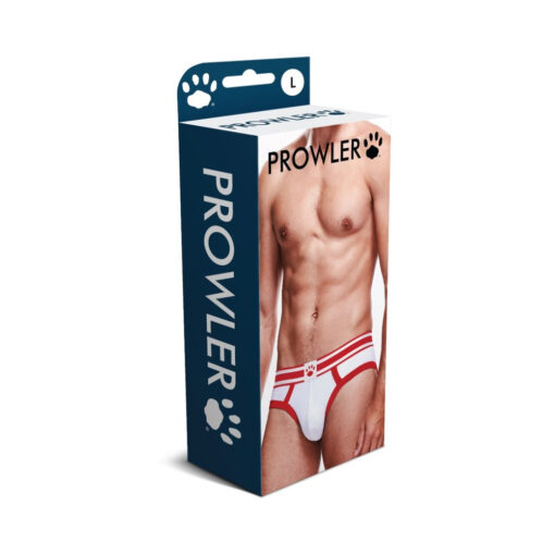 Prowler Brief White-Red L