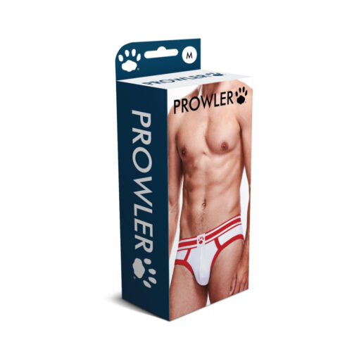 Prowler Brief White-Red M