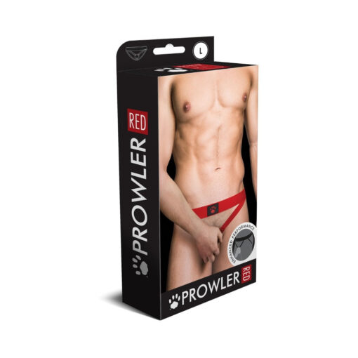 Prowler RED Assless Cockring Jock Strap Red L