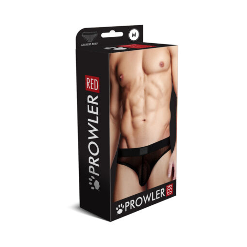 Prowler RED Fishnet Assless Brief Black M