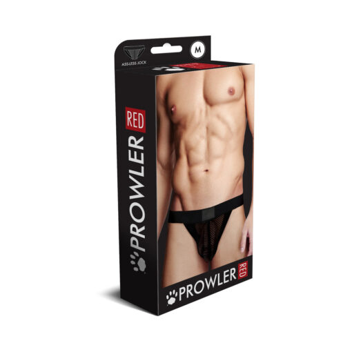 Prowler RED Fishnet Assless Jock Strap Black M