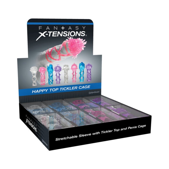 Fantasy X-tensions Happy Top Tickler Cage 8-Pack Display