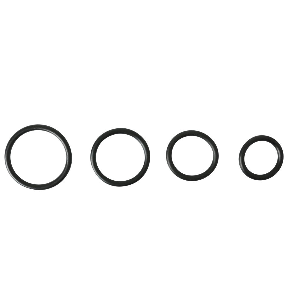 Sportsheets Rubber O-Ring 4-Pack Black - Image 2