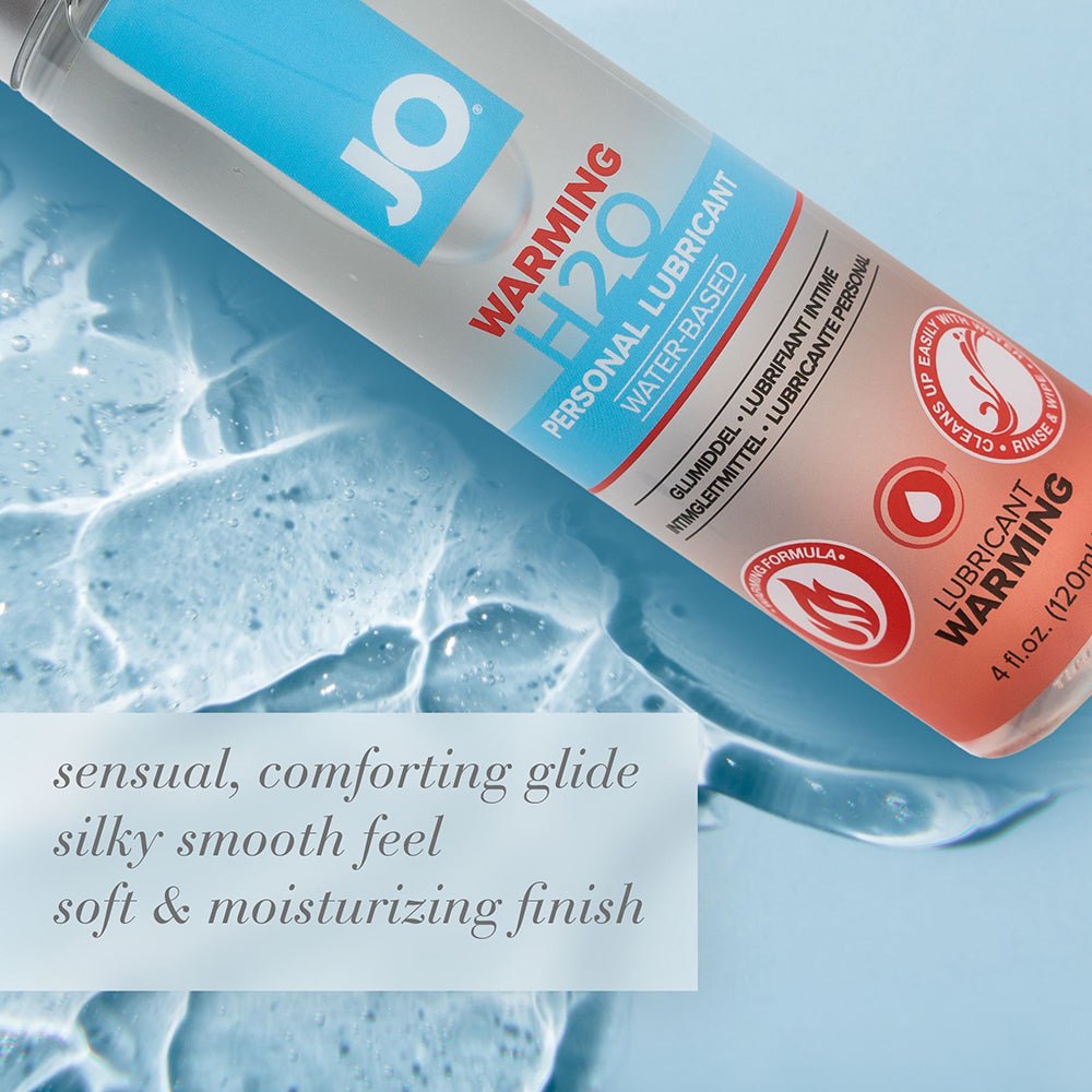 JO H2O Warming Water-Based Lubricant 2 oz. - Image 4