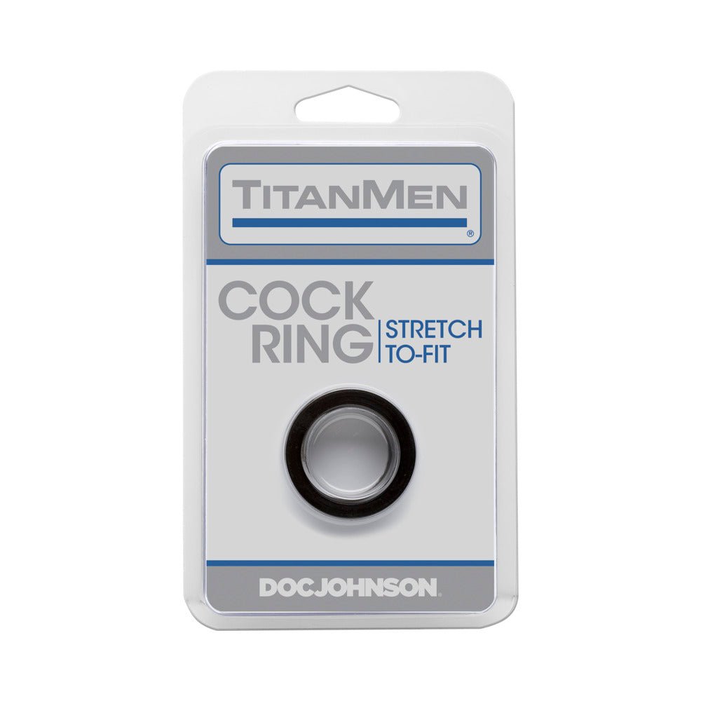 TitanMen - Cock Ring Black - Image 3