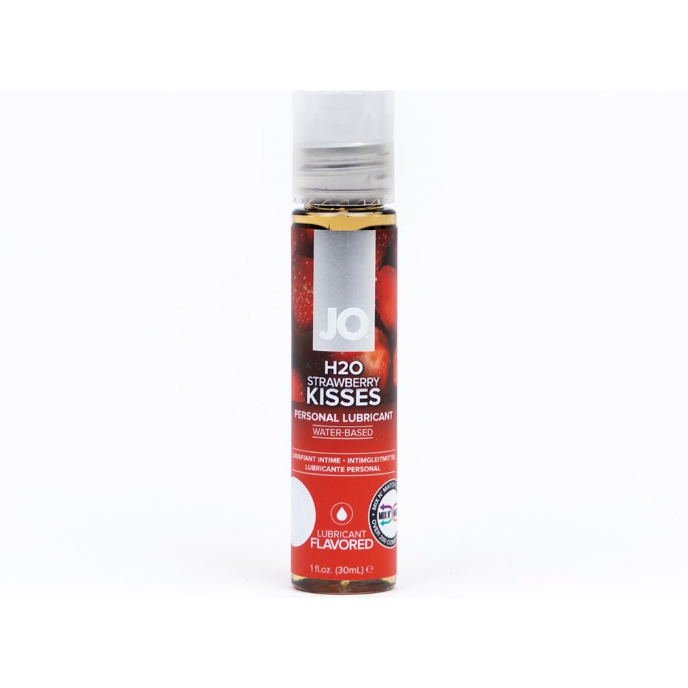 JO H2O Strawberry Kisses Flavored Water-Based Lubricant 1 oz. - Image 5