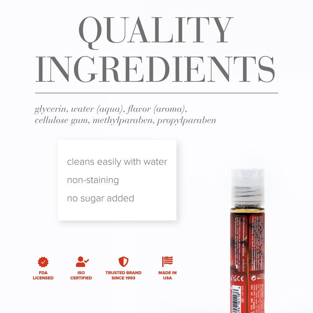 JO H2O Strawberry Kisses Flavored Water-Based Lubricant 1 oz. - Image 6