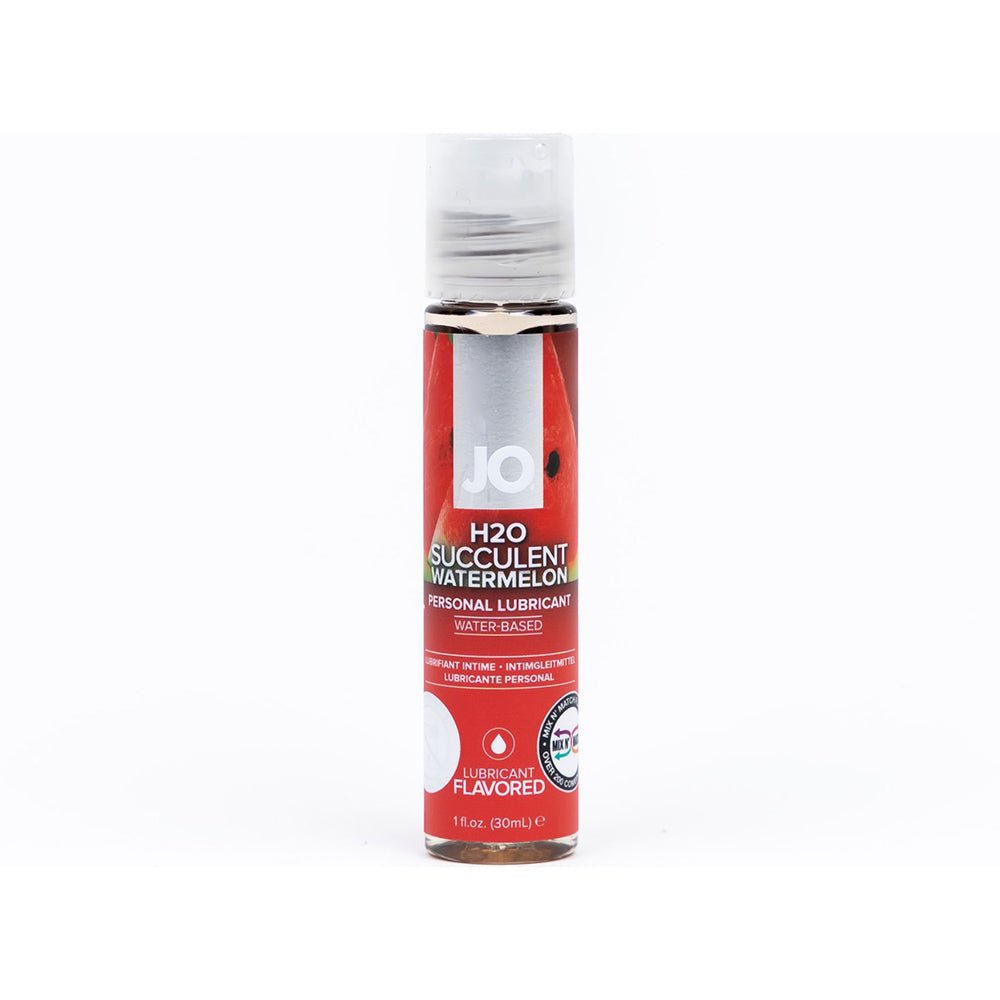 JO H2O Succulent Watermelon Flavored Water-Based Lubricant 1 oz. - Image 5