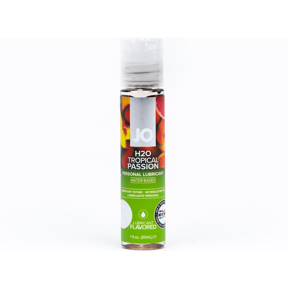 JO H2O Tropical Passion Flavored Water-Based Lubricant 1 oz. - Image 5