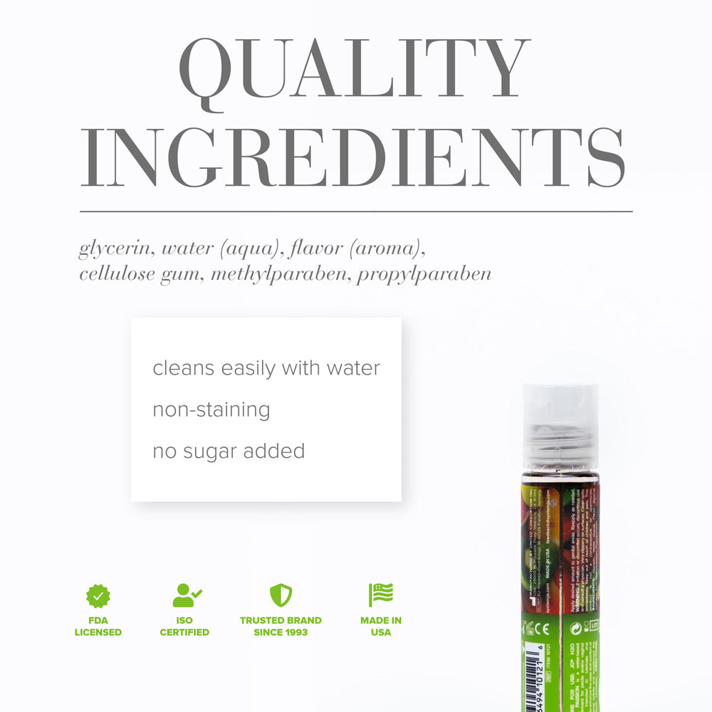 JO H2O Tropical Passion Flavored Water-Based Lubricant 1 oz. - Image 2