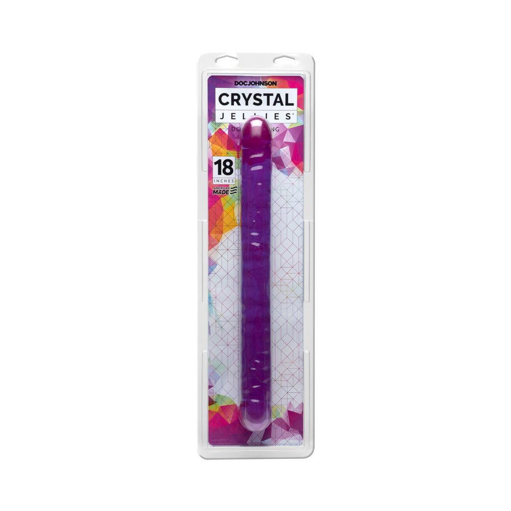 Crystal Jellies - Double Dong Purple 18in - Image 3