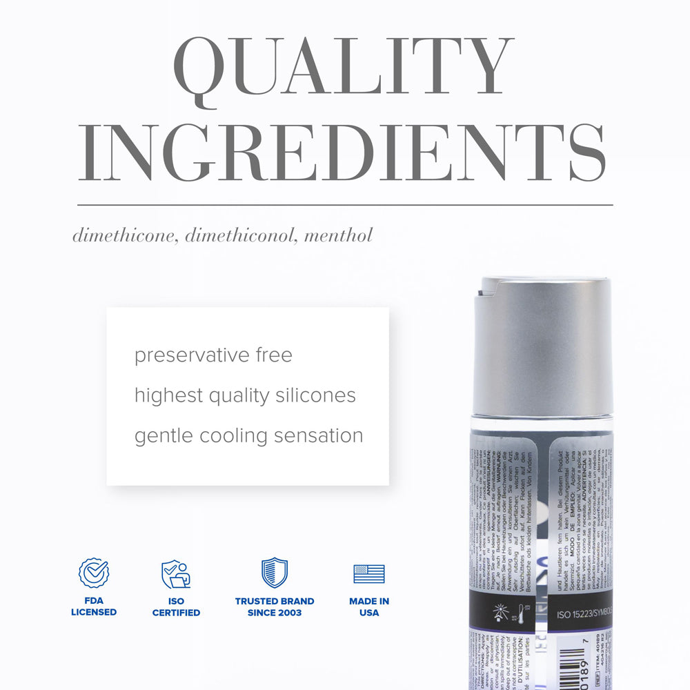 JO Premium Cooling Silicone-Based Lubricant 2 oz. - Image 2