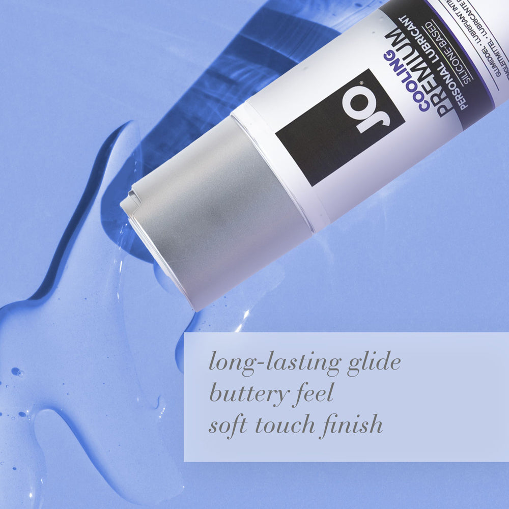 JO Premium Cooling Silicone-Based Lubricant 2 oz. - Image 4