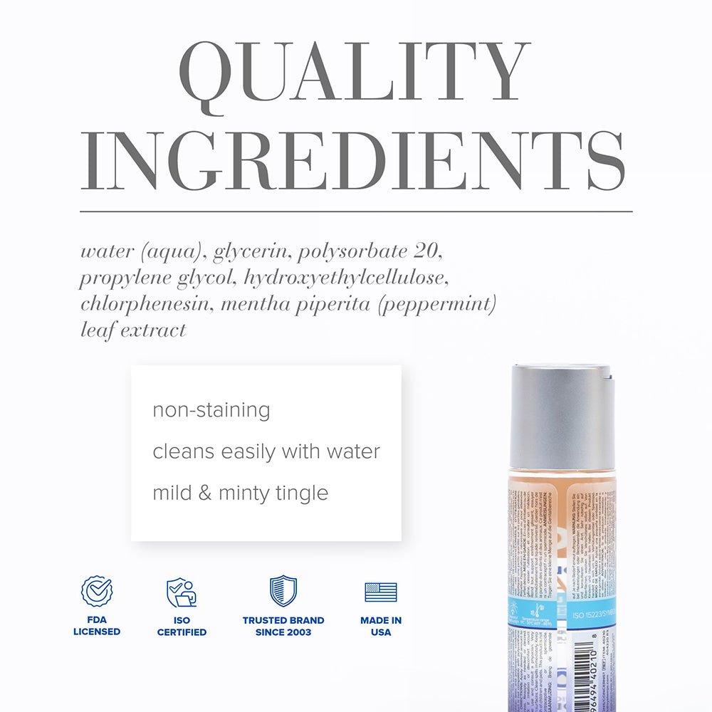 JO H2O Anal Cooling Water-Based Lubricant 2 oz. - Image 2