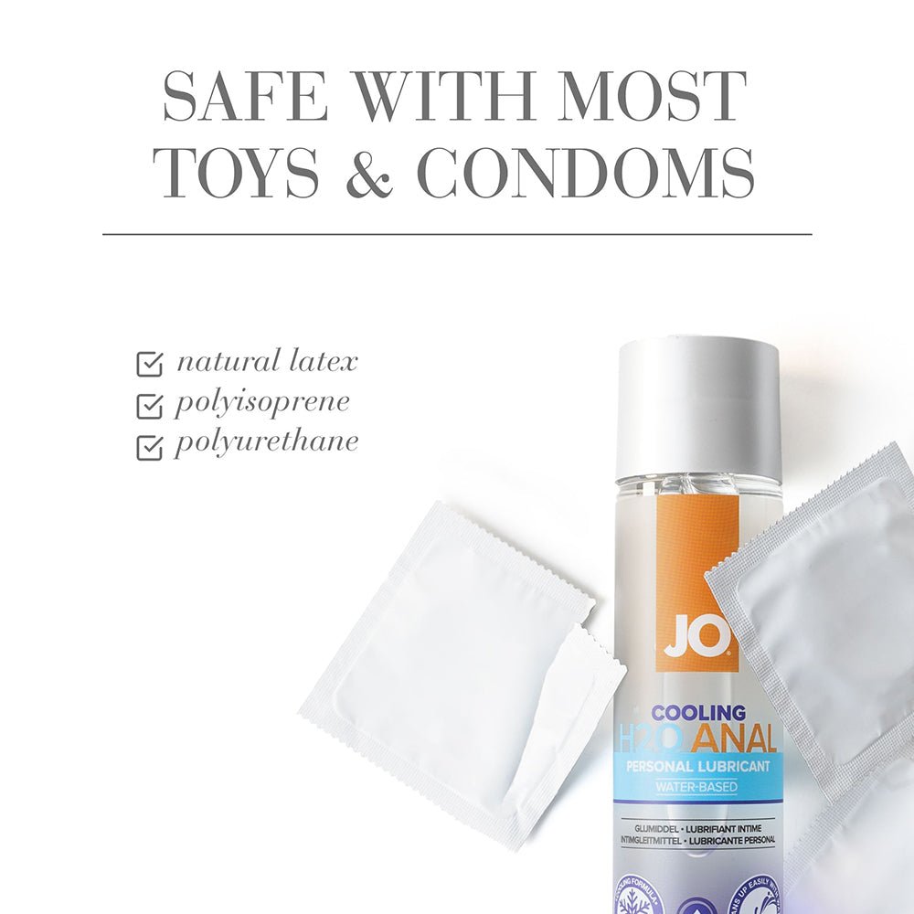 JO H2O Anal Cooling Water-Based Lubricant 4 oz. - Image 3