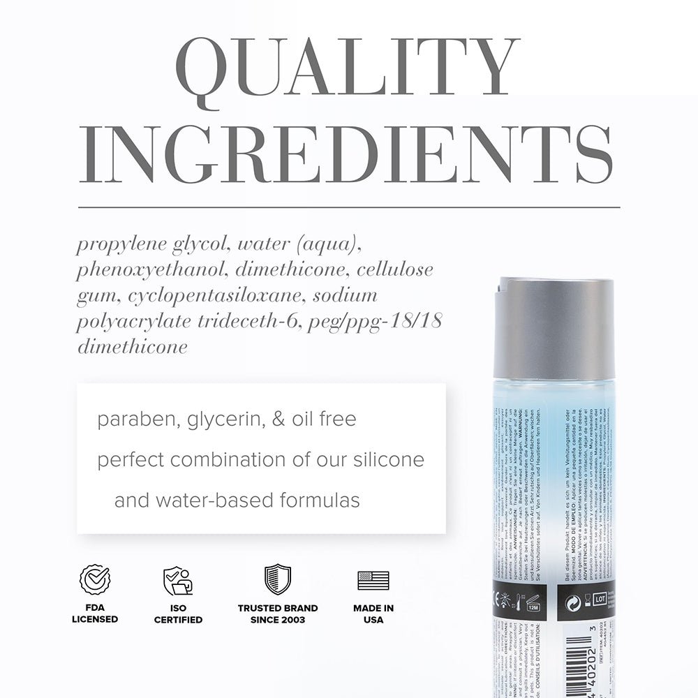 JO Classic Hybrid Lubricant 4 oz. - Image 2