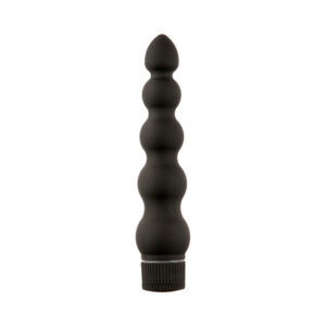 Alternative view of Black Magic 7in Ribbed Vibrator