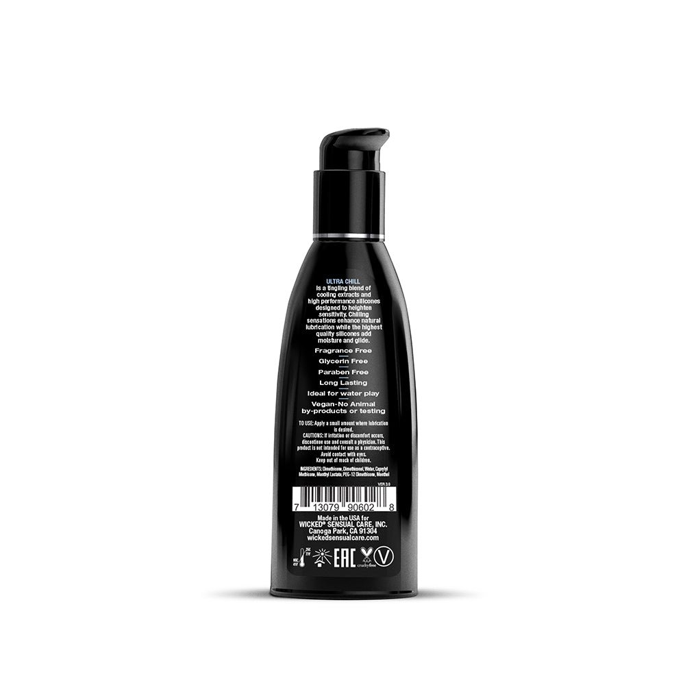 Wicked Ultra Chill Cooling Silicone Lubricant 2 oz. - Image 2