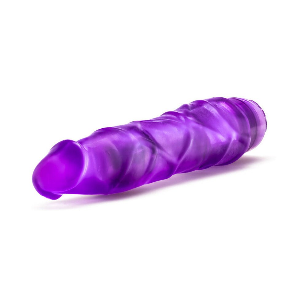 B Yours Vibe 1 Realistic 9 in. Vibrating Dildo Purple - Image 4
