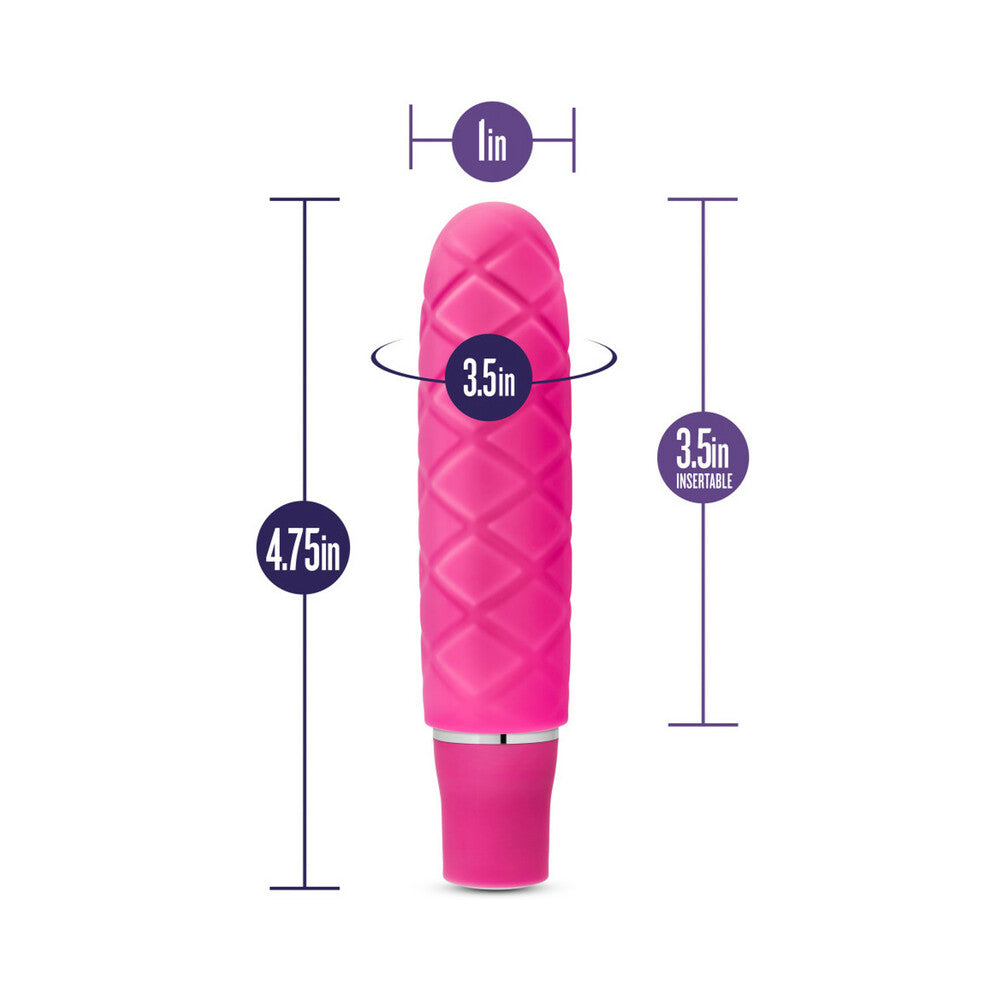 Luxe Cozi Mini Silicone Slimline Vibrator Fuchsia - Image 7