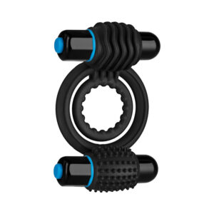 Alternative view of OptiMALE – Vibrating Double C-Ring Black
