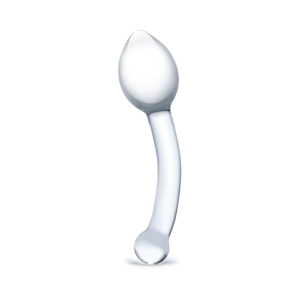 Glas 8 in. Pure Indulgence Anal Slider Prostate Stimulating Glass Dildo - Image 2
