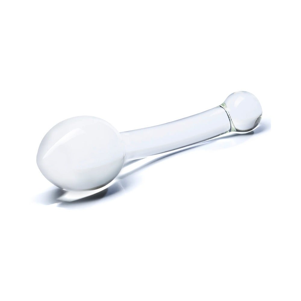 Glas 8 in. Pure Indulgence Anal Slider Prostate Stimulating Glass Dildo - Image 3