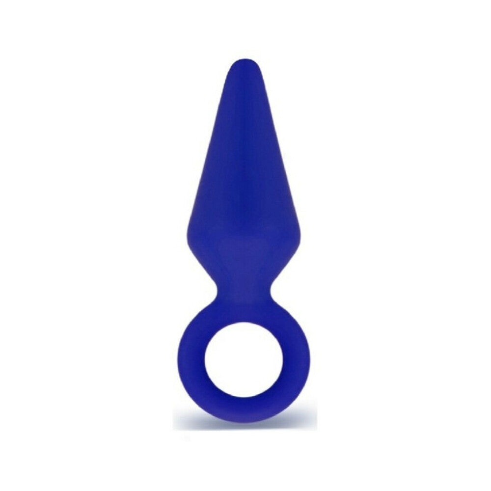 Luxe Candy Rimmer Small Silicone Anal Plug Blue - Image 2
