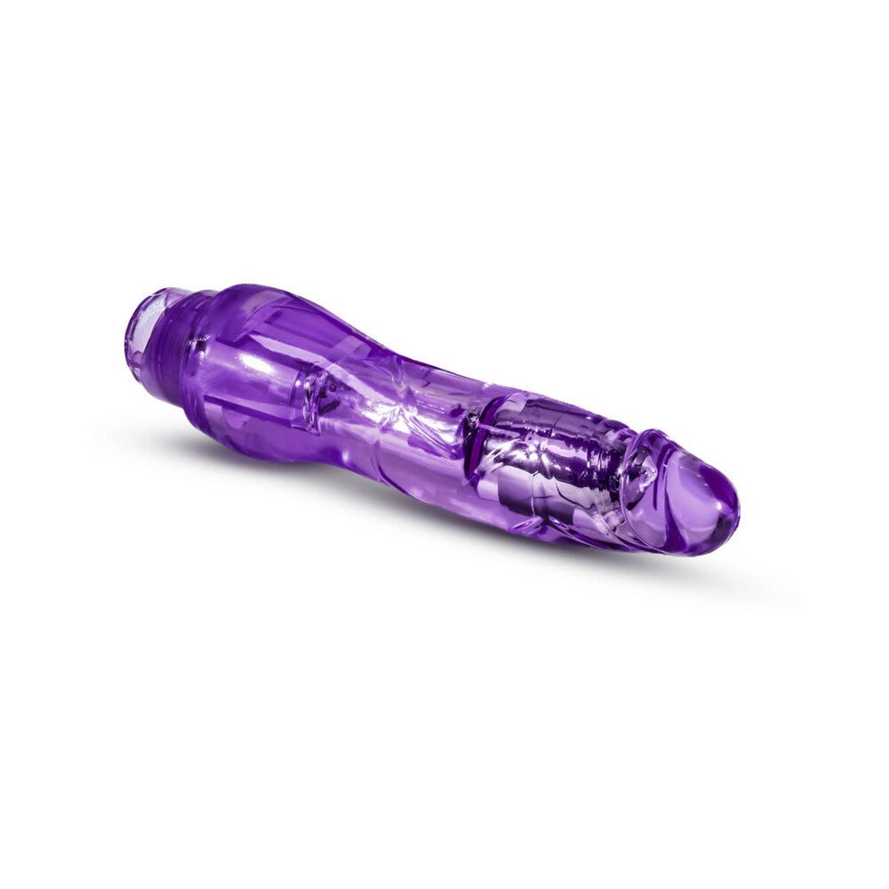 Naturally Yours Fantasy Vibe Realistic 8.5 in. Vibrating Dildo Purple - Image 4