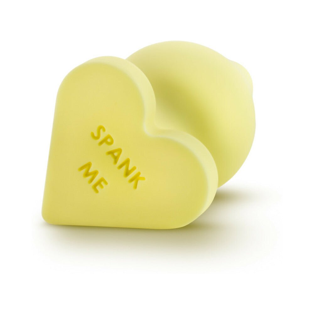 Play with Me Naughty Candy Hearts ''Spank Me'' Anal Plug Yellow - Image 5