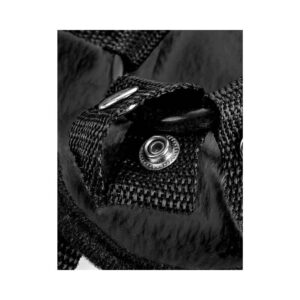 Fetish Fantasy Series Adjustable Vibrating Plush Harness Black - Image 6