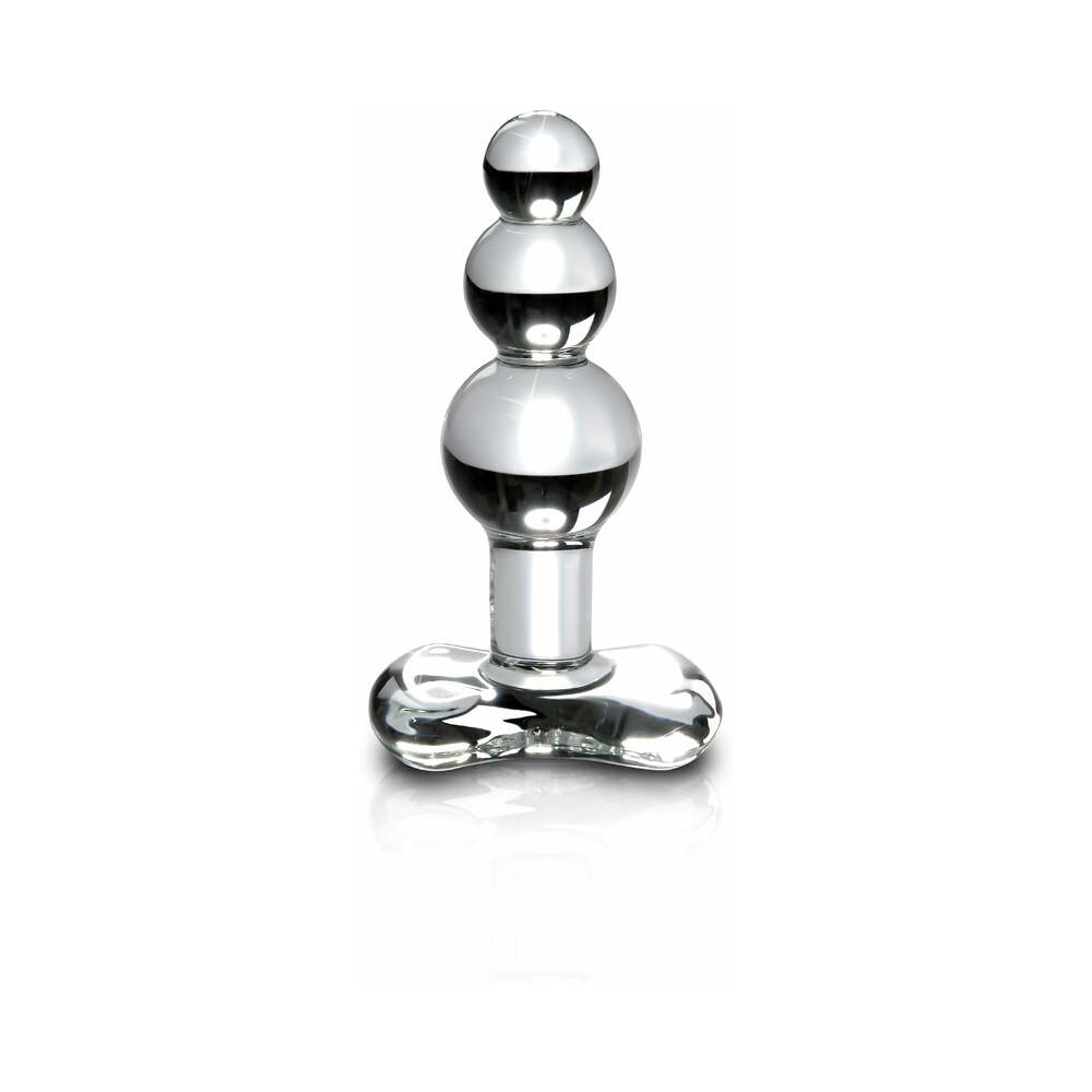 Icicles No. 47 Beaded 4 in. Glass Anal Plug Clear - Image 2