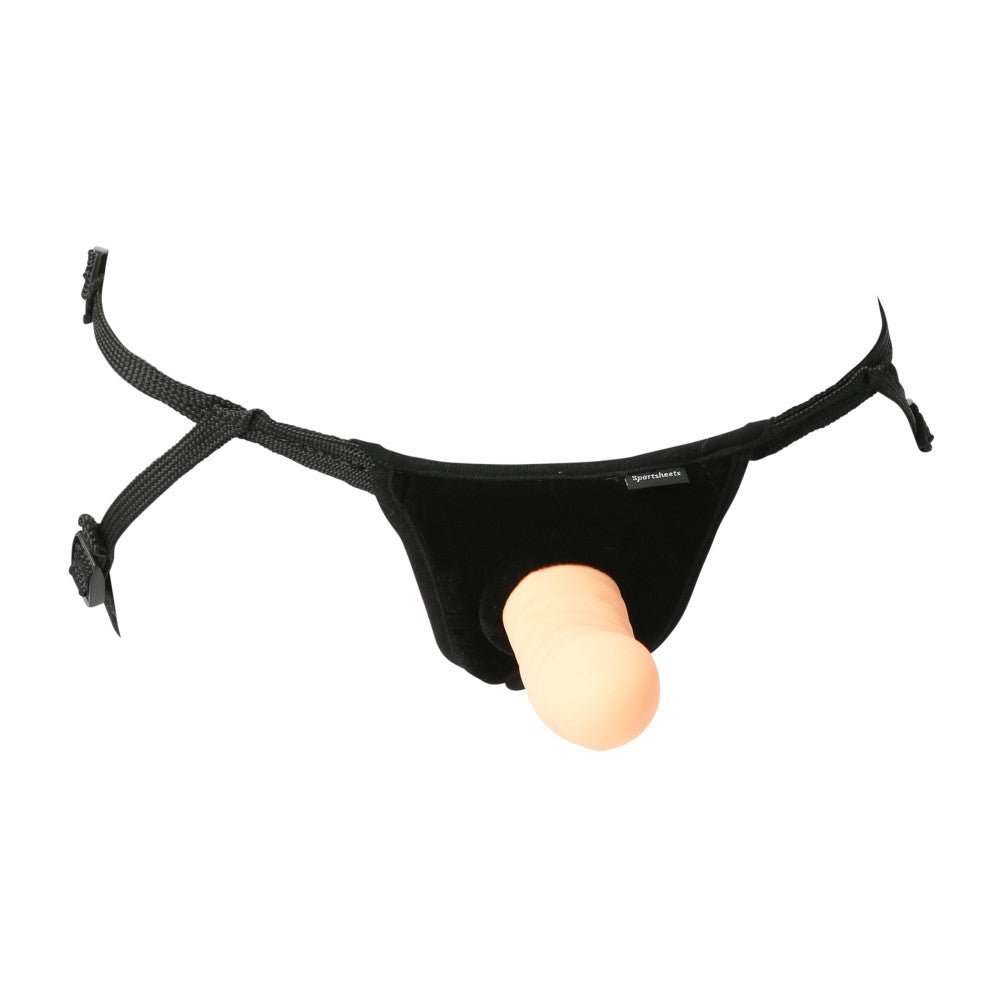 Sportsheets Everlaster Wishbone 6.5 in. Hollow Dildo with Adjustable Strap-On Harness - Image 2