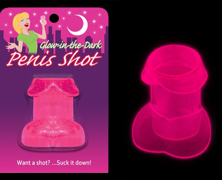 Glow-in-the-Dark Penis Shot Pink