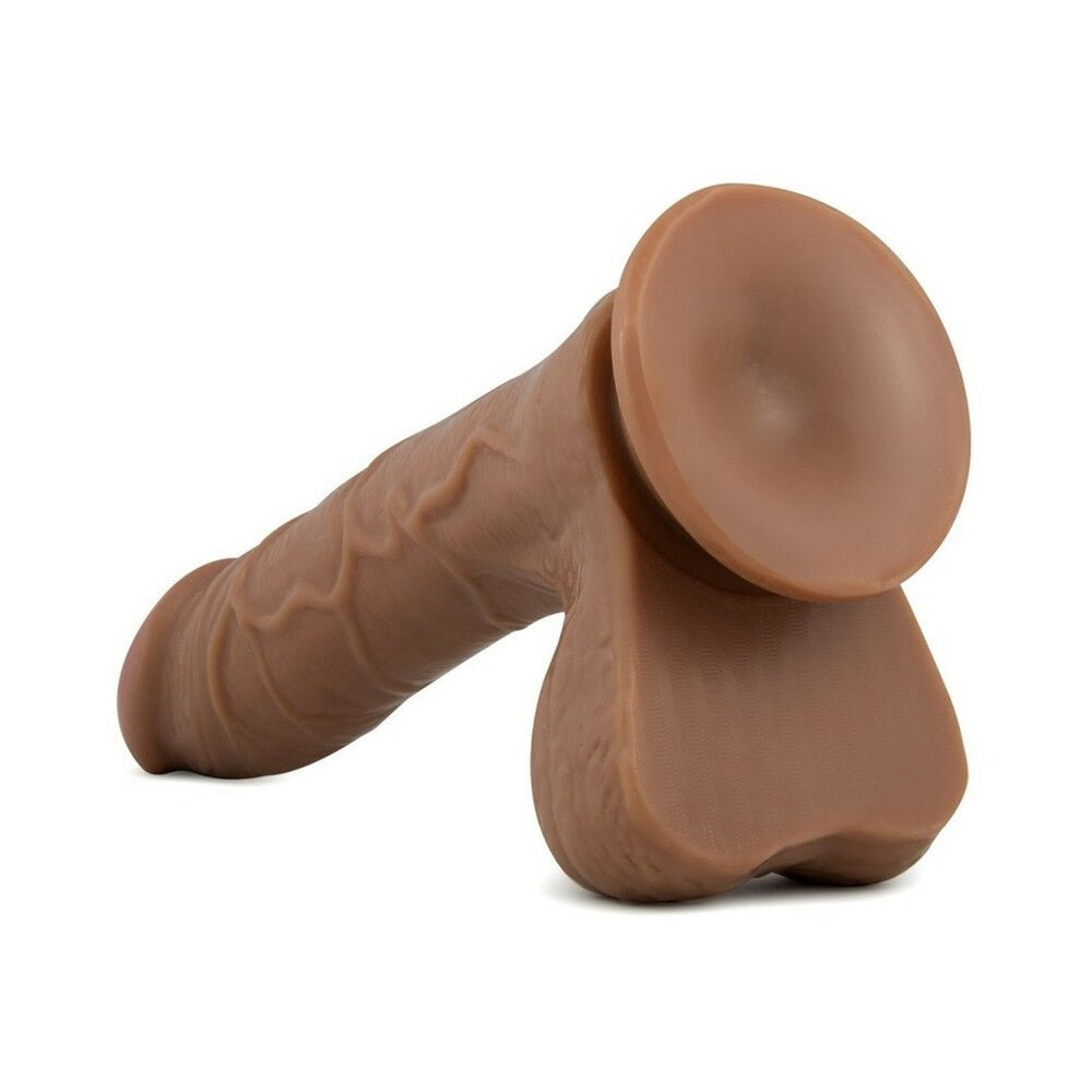 X5 Grinder Realistic 8.5 in. Dildo with Balls Tan - Image 5