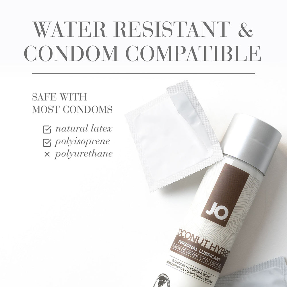 JO Coconut Hybrid Original Lubricant 4 oz. - Image 2