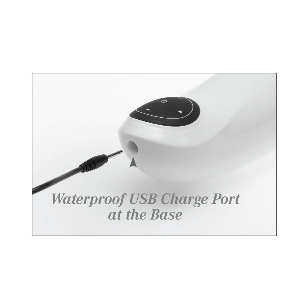 PDX Mega-Bator Pussy Rotating Thrusting Stroker With Suction Cup Clear/White - Image 7