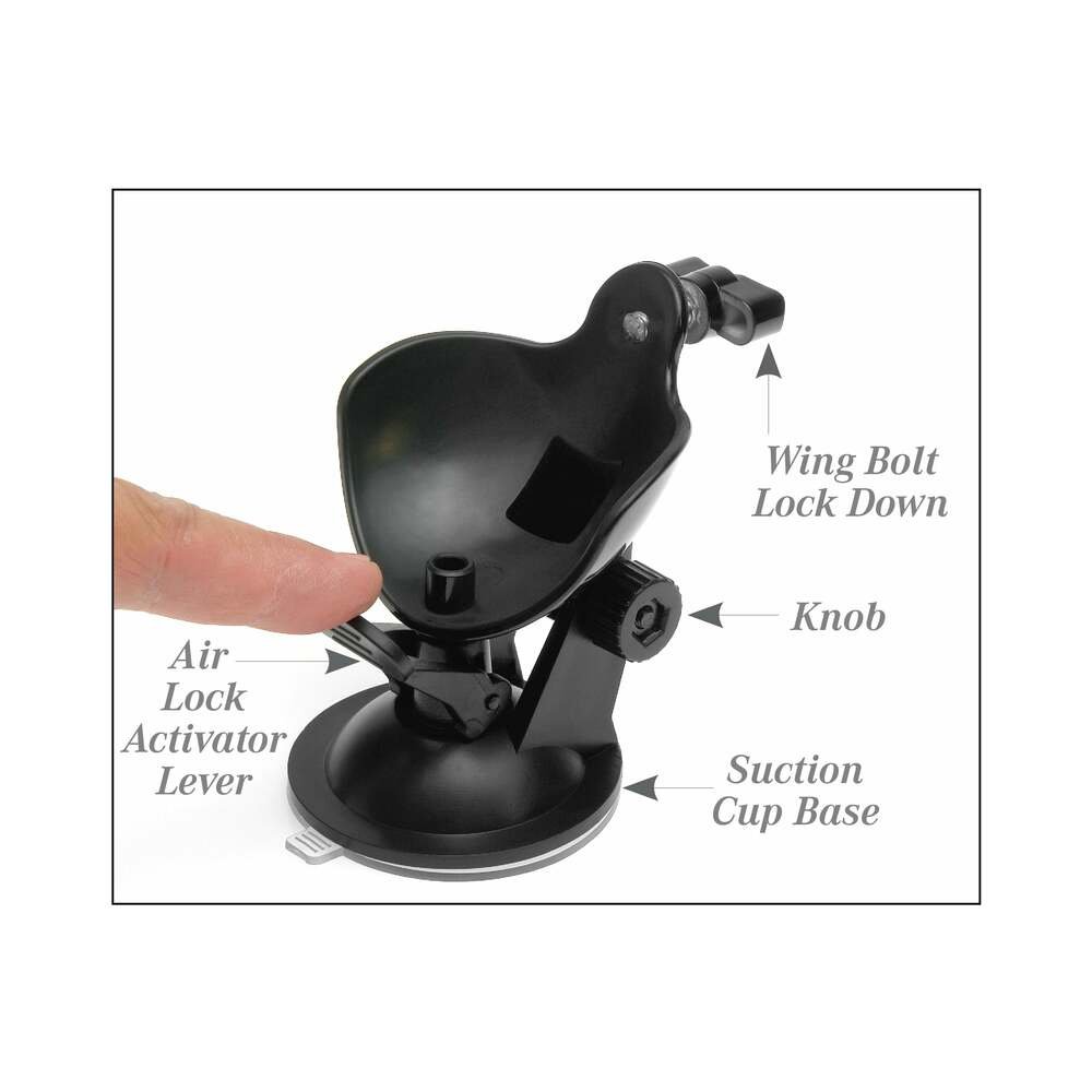PDX Mega-Bator Pussy Rotating Thrusting Stroker With Suction Cup Clear/White - Image 8