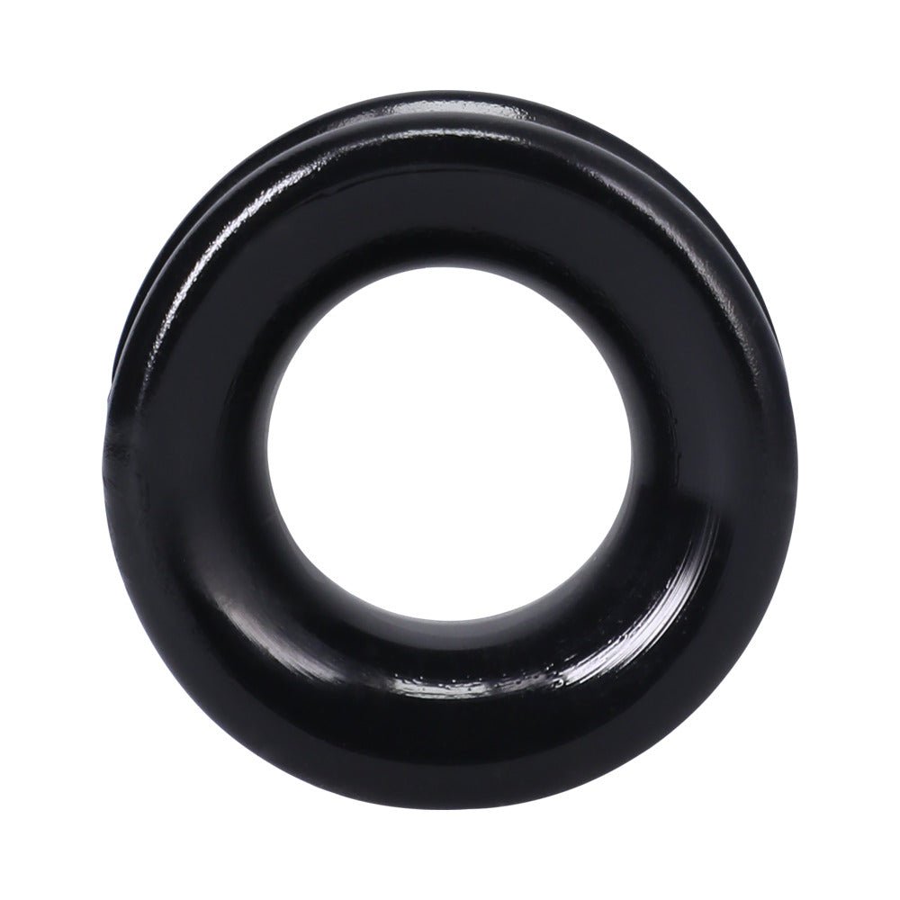 Rock Solid Convex Black C Ring in a Clamshell - Image 2