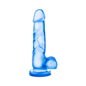 Alternative view of B Yours Sweet ''n Hard 4 Realistic 7 in. Dildo with Balls Blue