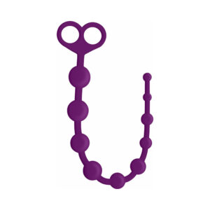 Alternative view of Curve Toys Gossip Perfect 10 Silicone Anal Beads Violet