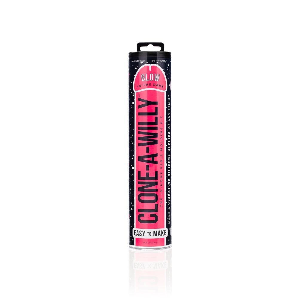 Clone-A-Willy DIY Vibrating Dildo Kit Glow-in-the-Dark Hot Pink - Image 3
