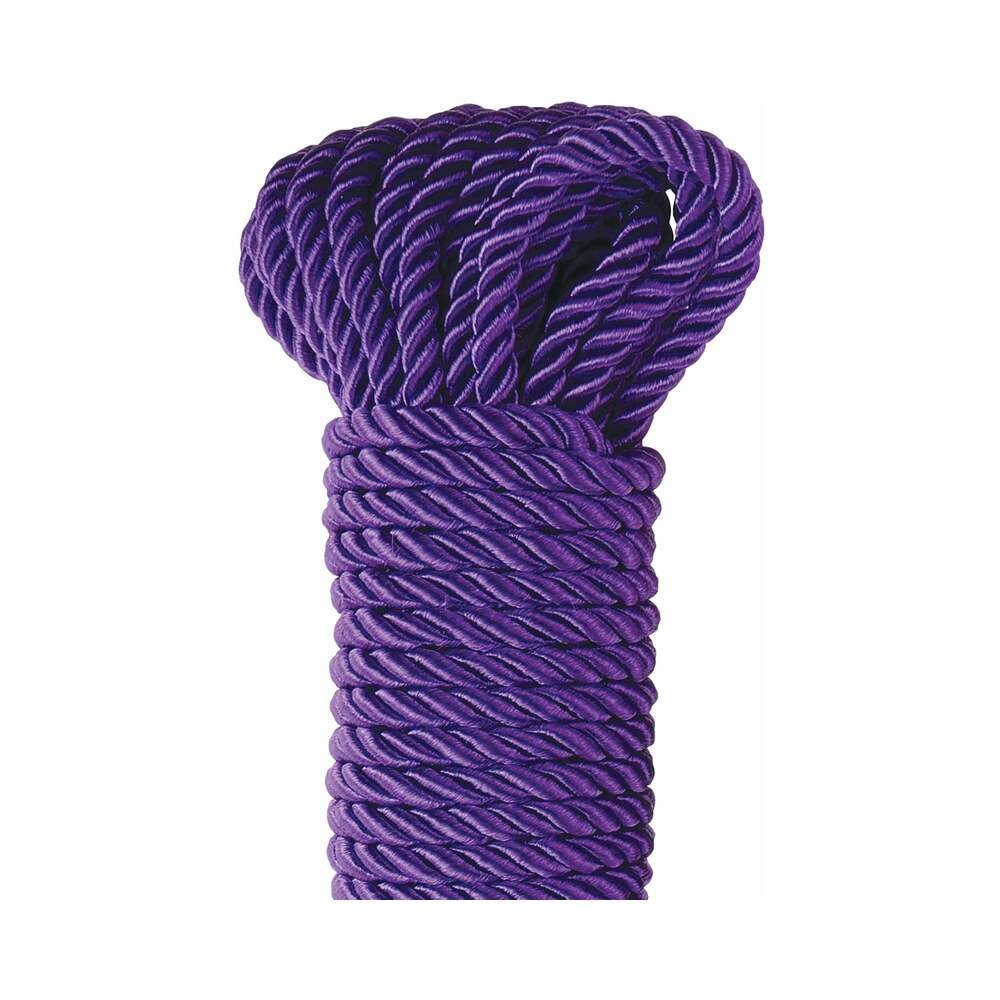 Fetish Fantasy Series Deluxe Silk Rope 9.75 m / 32 ft. Purple - Image 2