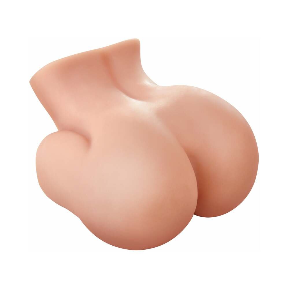 PDX Fuck Me Silly Bubble Butt Dual-Entry Mega Masturbator Beige - Image 3